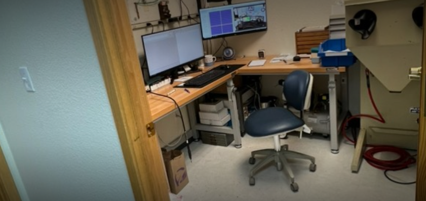 Prosthodontist at work